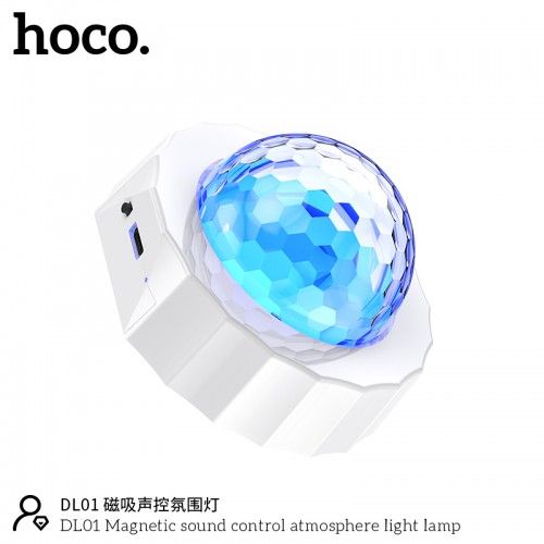 Hoco DL01 Magnetic Sound Control Atmosphere Light Lamp