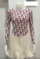 BKK 22 လိုင်းစင်း Dior design ဆွဲသား Top လက်ရှည် (free size ). 