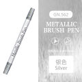 Gold and Silver Metallic Paint Pen  Markers for Artist Illustration, Crafts, Gift Card Making, Scrapbooking, Fabric, DIY Photo Album. 