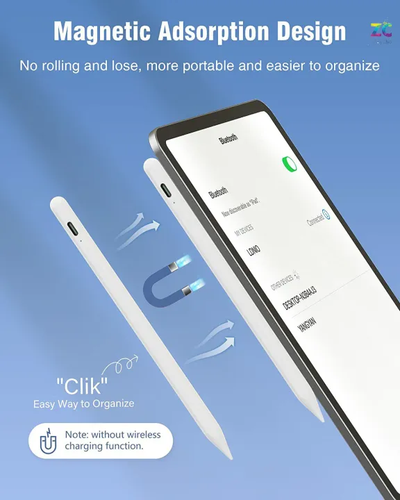 Stylus%20Pen%20for%20iPad,%20iPad%20Pencil%202nd%20Generation%20with%20Palm%20Rejection,%20Compatible%20with%202018-2022%20iPad%206/7/8/9%20iPad%20Air%203/4/5%20iPad%20Pro%2011''&%2012.9''%20iPad%20Mini%205/6,%20Smart%20Bluetooth%20Pen%20for%20Writing%20Drawing%20-%20Image%205