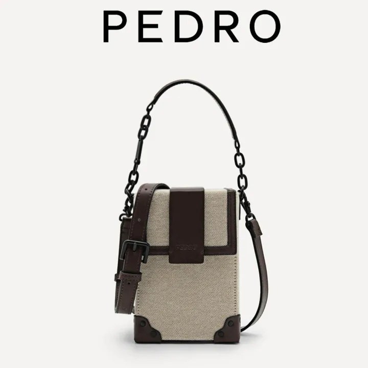 [Pedro] Singapore Preorder Tex Sling Bag - Dark Brown