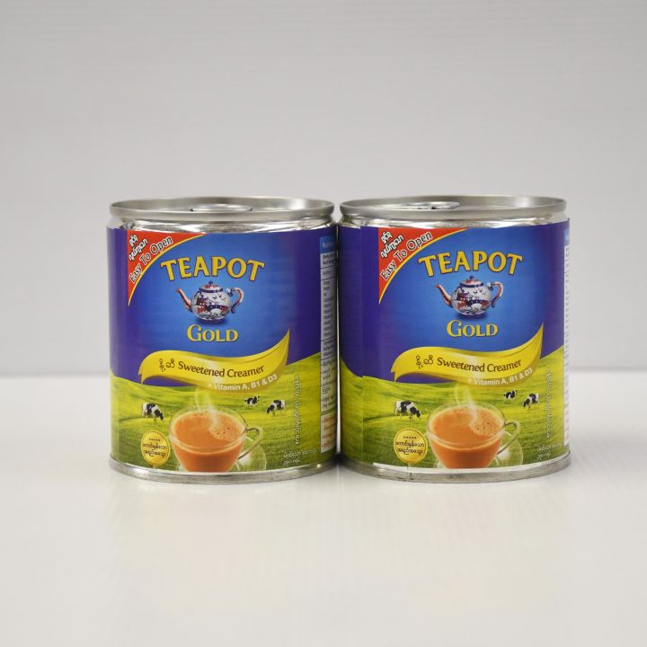 Teapot Gold Sweetened Creamer 390g x 2's