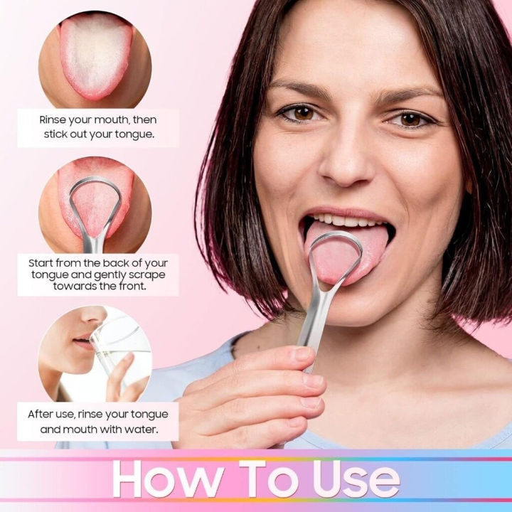 (Preorder)Sevich%20Stainless%20Steel%20Tongue%20Scraper%20Oral%20Hygiene%20Tongue%20Cleaner%20Care%20Cleaning%20-%20Image%204
