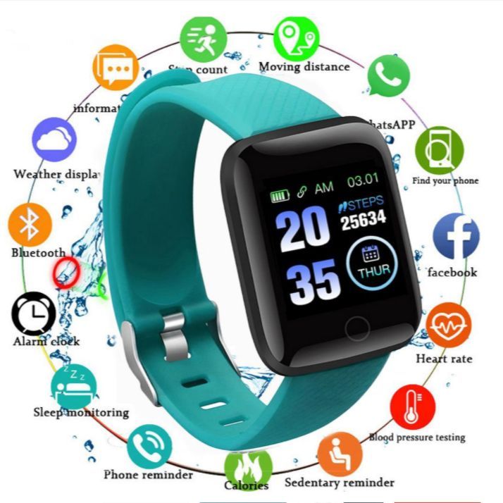 116%20PLUS%20Smart%20bracelet%20Smart%20Watch%20Color%20screen%20Waterproof%20heart%20rate%20Blood%20pressure%20monitoring%20Wireless%20Bluetooth%20exercise%20meter%20watch%20-%20Image%202