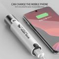 Led Power Bank Function Outdoor Flashlight 18650 Battery Replaceable Flashlight Usb Powerful Charging Battery Light. 