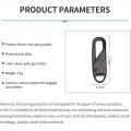 vita Metal Zipper Head Replacement Tool-free Easy Detachable Zipper Head For Bags (1pc). 