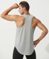 [Kiwis] Gym tank top, men's workout tank top, body building shirt, men's singlet sleeveless plain t-shirt. 
