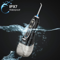 H2OFLOSS Water Flosser for Teeth IPX7 Waterproof Dental Oral Irrigator Tooth Cleaner with 5 Modes, 300ML Water Tank and 6 Jets Toothpick for Tooth Brace Gum Bridges Tartar Cleaning. 