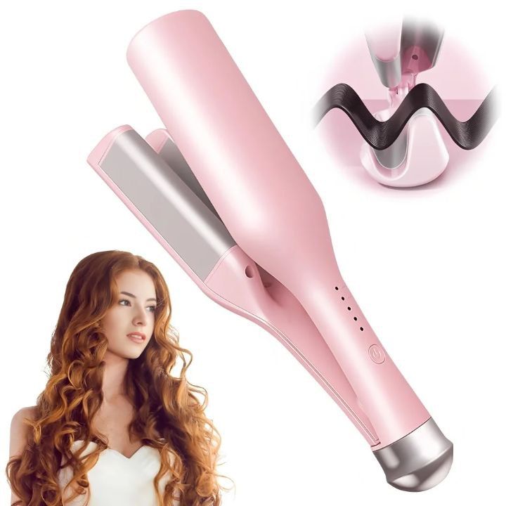Curling Style Machine Hair Waving Curling Machine V Shaped Roll Curling Iron for Loose Curls ...