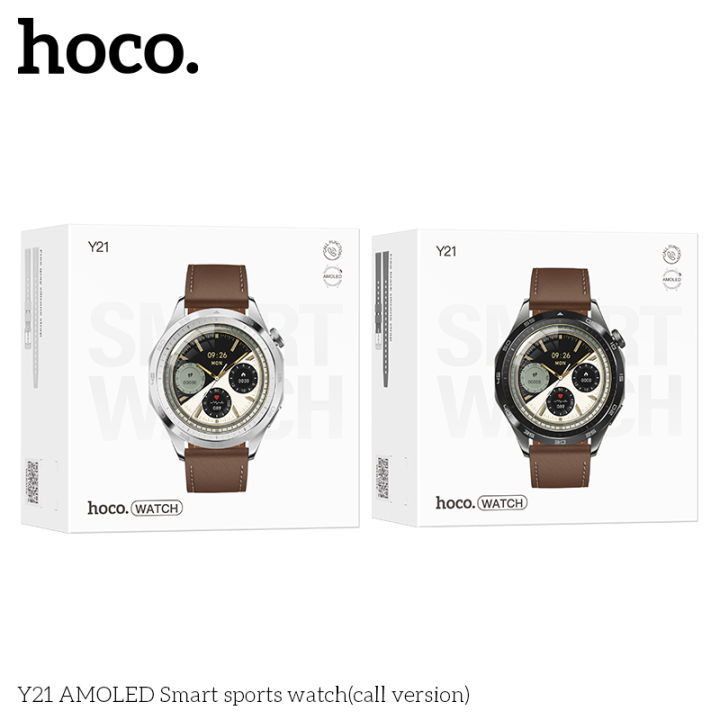 Hoco Y21 AMOLED Smart Sports Watch - Call Version