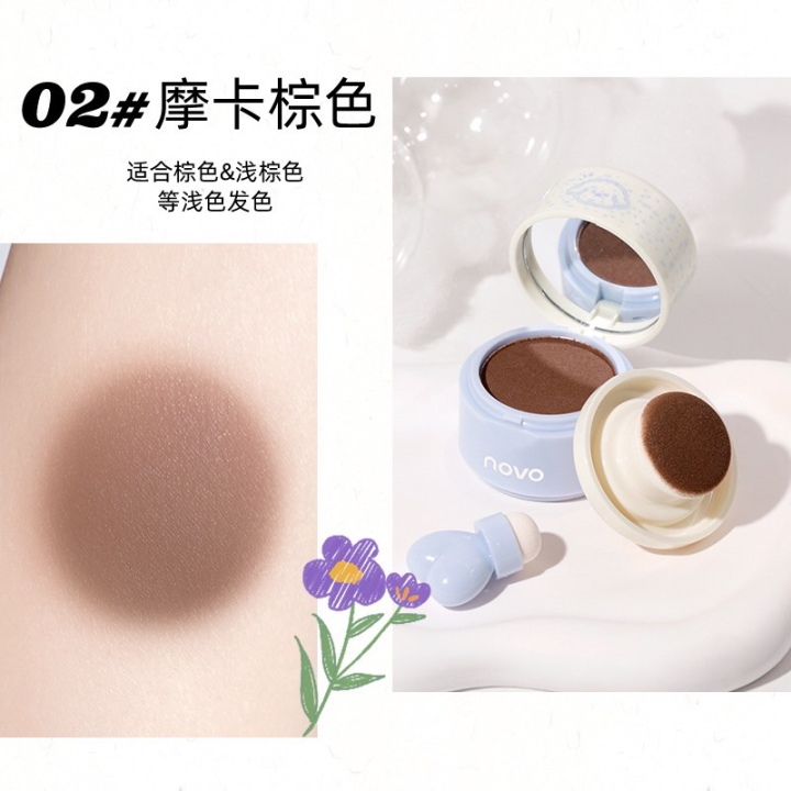 (Preorder)%20Loose%20powder%20conceals%20thinning%20hair%20with%20puff%20Novo%20Hairline%20Repair%20Filling%20Powder%20No.6117%20-%20Image%209