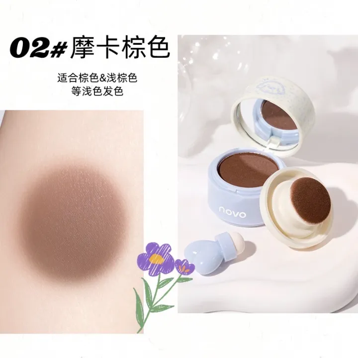 (Preorder)%20Loose%20powder%20conceals%20thinning%20hair%20with%20puff%20Novo%20Hairline%20Repair%20Filling%20Powder%20No.6117%20-%20Image%209