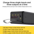 21PCS 18650 Battery Box DIY Mobile Power Case Solderless 22.5W Fast Charging DC/USB/Type-C Output With LED Light (ESS Gadgets). 