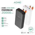 (Preorder) ACMIC AP20-06PD Powerbank 20000mAh Powerbank with built-in Type-C cable, L Cable, fast charging PD20W, Type-C power supply. 