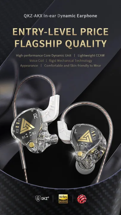 QKZ%20AKX%20IEM%20Monitor%20Level%20Headphone%20Transparent%20In-Ear%20Wired%20Earbuds%20With%20Mic%20HiFi%20Bass%20Stereo%20Music%20Earphone%20AUX%203.5MM%20-%20Image%206