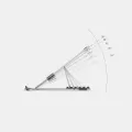 Portable Laptop Stand, Height Adjustable Laptop Stand. 