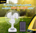 Solar Rechargeable Table Fan. 