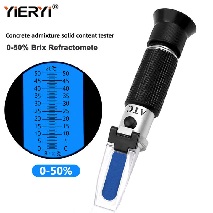 (Preorder) Yieryi 0-50% Handheld Refractometer High Precision Sugar ...