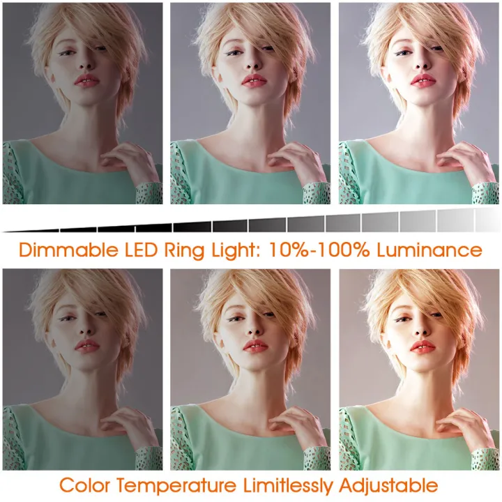 Golden%20Pyae%20Dimmable%203%20Color%20Photo%20Studio%2026cm%203200K-5600K%20Photography%20Phone%20Video%20LED%20Ring%20Light%20Lamp%20%20For%20iphone%20Samsung%20Xiaomi%20Canon%20Camer%20-%20Image%208