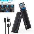 M.2 NVME NGFF External SSD Case NGFF SATA Solid State Drive Enclosure USB3.1 Type C Mobile M2 SSD Box Gen2 10Gbps. 