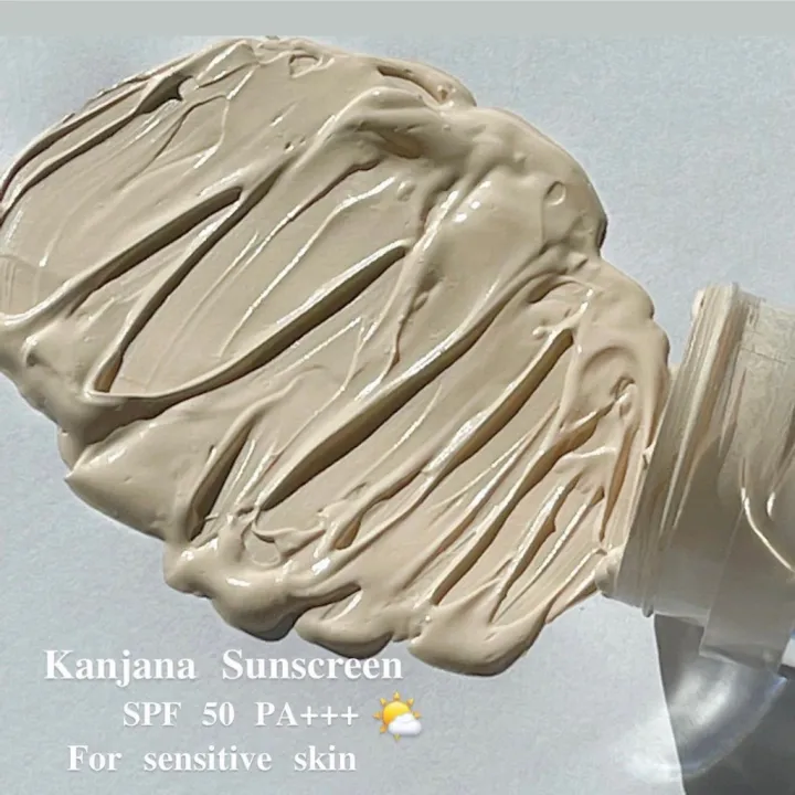 (Preorder)Kanjanana%20Sunscreen,%20Beautiful%20Skin,%20Smooth%20Skin,%20Spf%2050%20Pa+++,%20Size%205%20Grams%20-%20Image%204