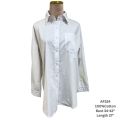 ချည်သား  ရှပ်အင်္ကျီ 100% Cotton Shirt Top with stylish back buttons design for Lady women Free Style Sun block. 