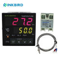 (Preorder) Inkbird 110V~240V PID Temperature Controller ITC-100VH + K Sensor + 25DA SSR, One SSR Output + One Relay Alarm Output. 