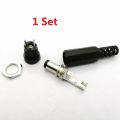 DC Jack Pin Male Female Connector (1set). 