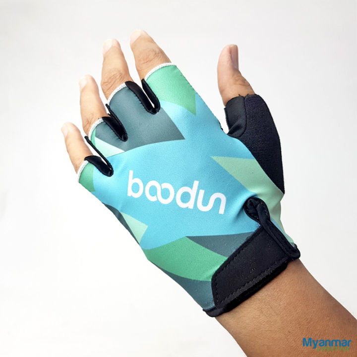 Fingerless Gel Cycling Gloves – Boodun