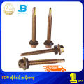 ထိုင်ဝမ် အမိုးစကူ BDN Hex Washer Head Self-drilling Screw With Rubber Sealing Washer (Taiwan). 