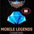 Mobile Legends 55 Diamonds Redemption Code. 