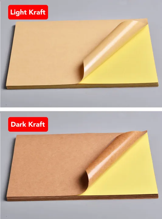 Light/Dark%20Brown%20Selft-Adhesive%20Kraft%20Paper%20Label%20A4%20Sticker%20%7C%2020%20sheets%20%7C%20%20Laser,%20Inkjet,%20Copier%20A4%20Printable%20Labels%20Sticker%20-%20Image%206