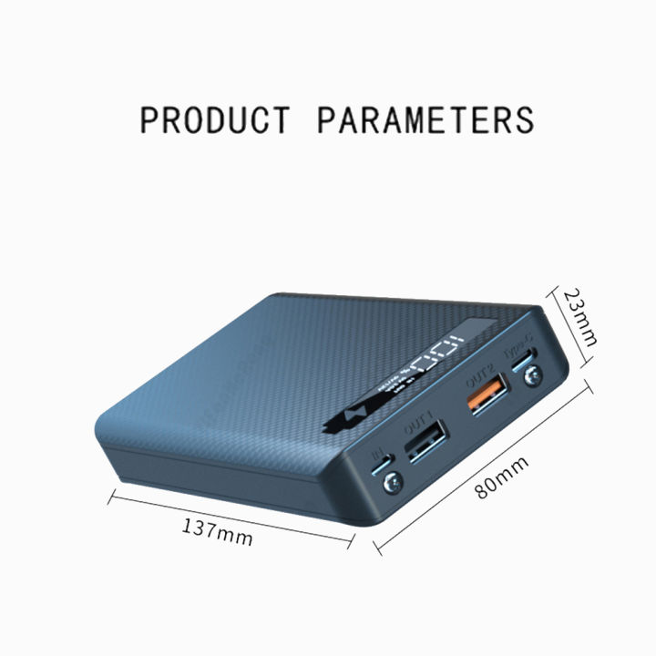 QC%203.0%20Quick%20Charge%20Version%20Detachable%206*18650%20Power%20Bank%20Case%20Dual%20USB%20Mobile%20Phone%20Charge%20PD%20DIY%20Shell%2018650%20Battery%20Holder%20-%20Image%202