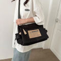 (Preorder) Canvas shoulder bag, simple and beautiful, minimalist style.. 