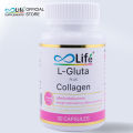 (Preorder) Life Zinc Plus Vitamin C + Life L-Gluta Plus Collagen Set of 2 bottles. 