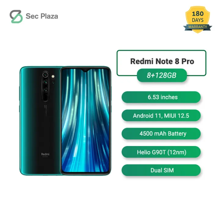 Redmi Note 8 Pro 8GB RAM 128GB ROM 64MP + 4MP Camera 4500mAh 95% New