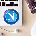 SSC Napoli FC Soccer Team Sticker - 4 Pcs Set | Laptop Sticker | Car Sticker | Phone Sticker | Waterbottle Sticker | Wall Sticker | Die Cut Sticker | Waterproof Sticker. 