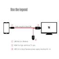 Micro USB to HDMI 1080P HD TV Cable Adapter for Android Samsung Phones 11PIN. 