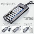 8 Slots Electric Battery Charger Intelligent Fast Led Indicator Usb Charger For Aa/aaa Ni-mh/ni-cd Rechargeable Battery. 