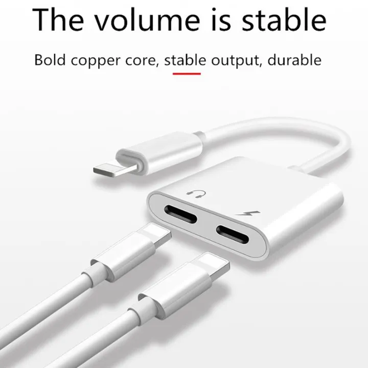 Dual%20Lighting%20Adapter%20For%20iPhone%207%208%20X%20Splitter%202%20in%201%20Charger%20-%20Image%203