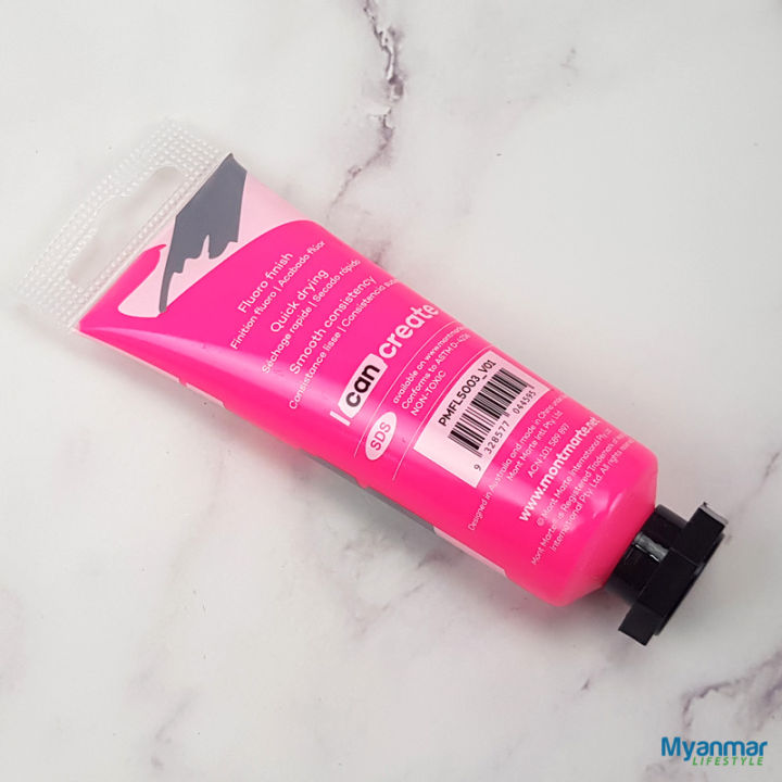 Pink%20-%20Fluorescent%20Acrylic%20-%20%2050ml%20-%20Mont%20Marte%20-%20Image%205