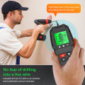 (Preorder)  Yieryi 7-in-1 Wall Detector Scanner, Wood Peg Finder, C-Channel Finder, Metal Detector, Live Cable Depth Gauge, Pipe Detector. 