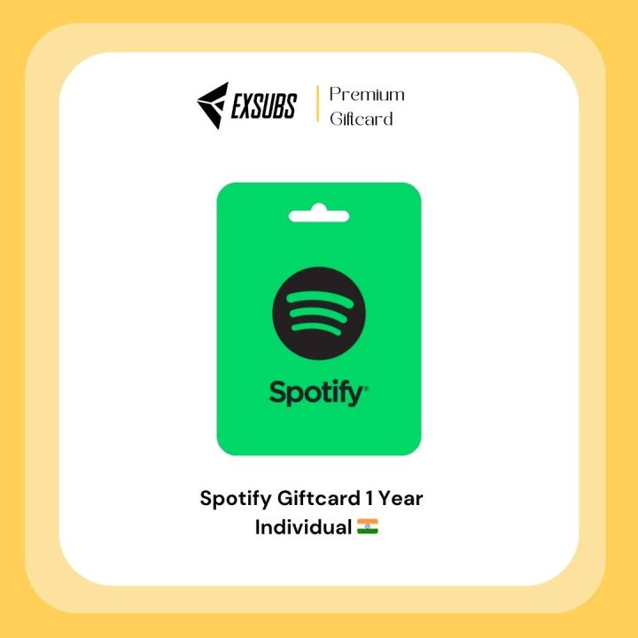 Spotify Premium 1 Year Gift Card – India Region – Instant Delivery | Digital Code