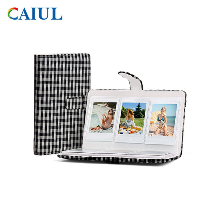 (Preorder)%20FujiFilm%20Photo%20Album%20mini%2011%20CAIUL%20Black%20and%20White%20Plaid%203-inch%2096-piece%20PU%20Color%20Oil%20Paint%203-inch%20-%20Image%204