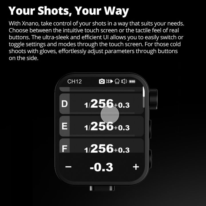 (Preorder)%20Godox%20X3%20TTL%20HSS%202.4G%20OLED%20Touch%20Screen%20Transmitter%20Fast%20Charging%20Wireless%20Flash%20Trigger%20for%20Canon%20with%20Xnano-C%20Accessory%20-%20Image%208