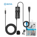 🎙️ Boya BYM1  Microphone Video Microphone 🎚️အသံဖမ်းမှုအကောင်းဆုံ by-M1 Ultimate 3.5mm Lapel Mic Clip-On Video Recording Omnidirectional Condenser📼. 