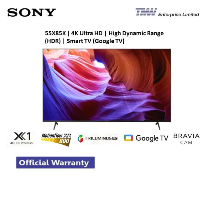 SONY%20X85K%20%204K%20Ultra%20HD%20%20High%20Dynamic%20Range%20(HDR)%20%20Smart%20TV%20(G..oo..gle%20TV)-KD-55X85K%20-%20Image%202