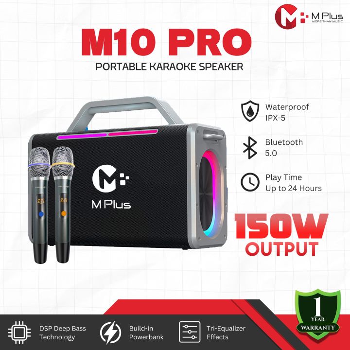 MPlus M10 Pro 150W Portable Karaoke Speaker