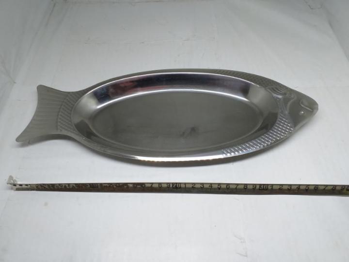 Heavy Mag S steel fish design table serve plate | Shop.com.mm