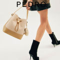 [Pedro] Singapore Preorder Tweed Bucket Bag - Sand. 